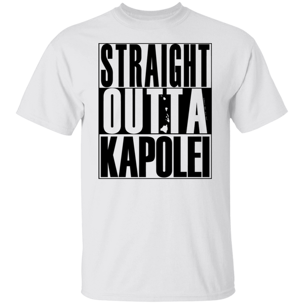 Straight Outta Kapolei (black ink) T-Shirt