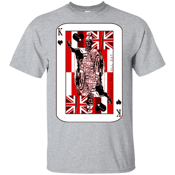 The King of Hawai'i Kamehameha (red ink) Ultra Cotton T-Shirt, T-Shirts, Hawaii Nei All Day