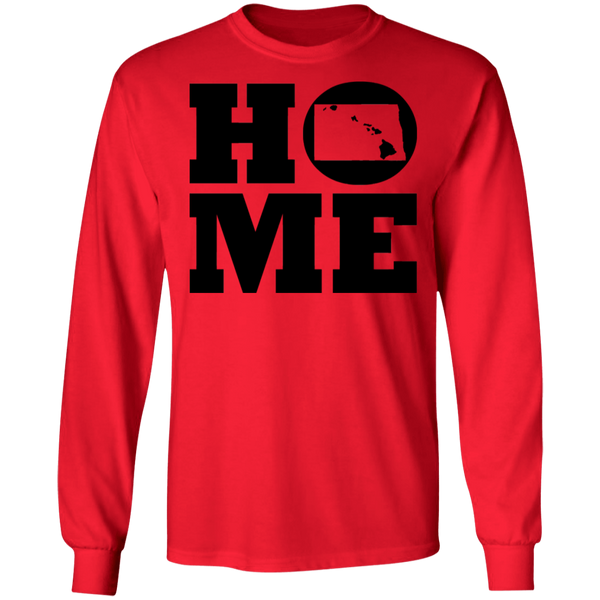 Home Roots Hawai'i and North Dakota  LS T-Shirt