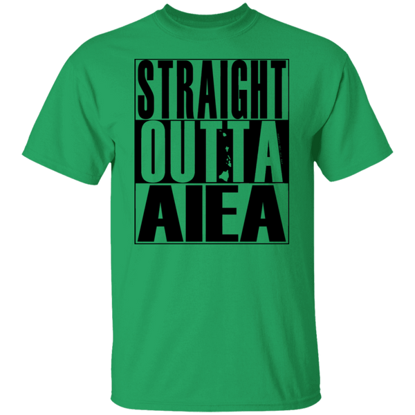 Straight Outta Aiea (black ink) T-Shirt