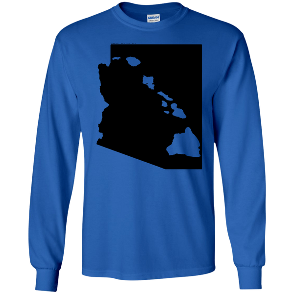 Living in Arizona with Hawaii Roots LS Ultra Cotton T-Shirt, T-Shirts, Hawaii Nei All Day