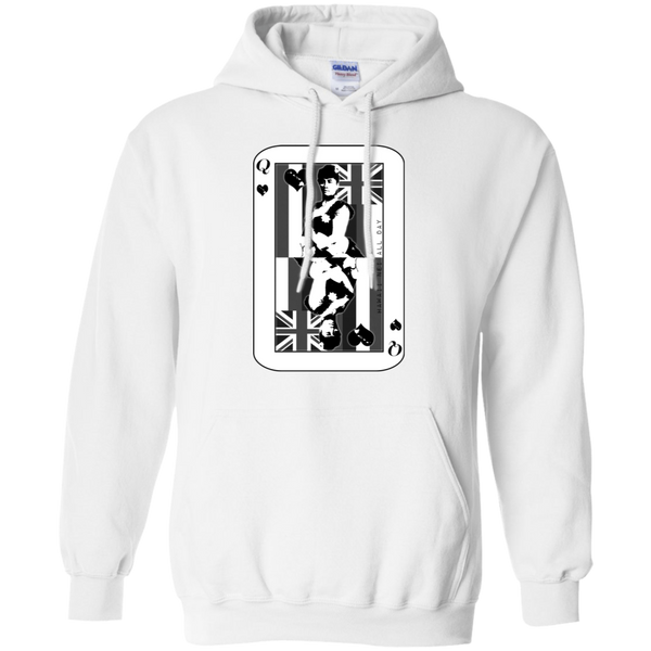 The Queen of Hawai'i Liliuokalani (black ink) Pullover Hoodie, Sweatshirts, Hawaii Nei All Day