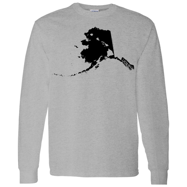 Living in Alaska with Hawaii Roots LS T-Shirt, T-Shirts, Hawaii Nei All Day