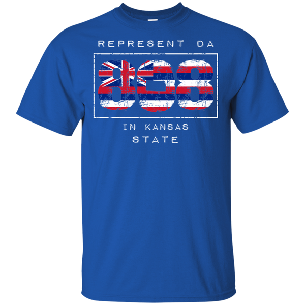 Rep Da 808 In Kansas State Ultra Cotton T-Shirt, T-Shirts, Hawaii Nei All Day