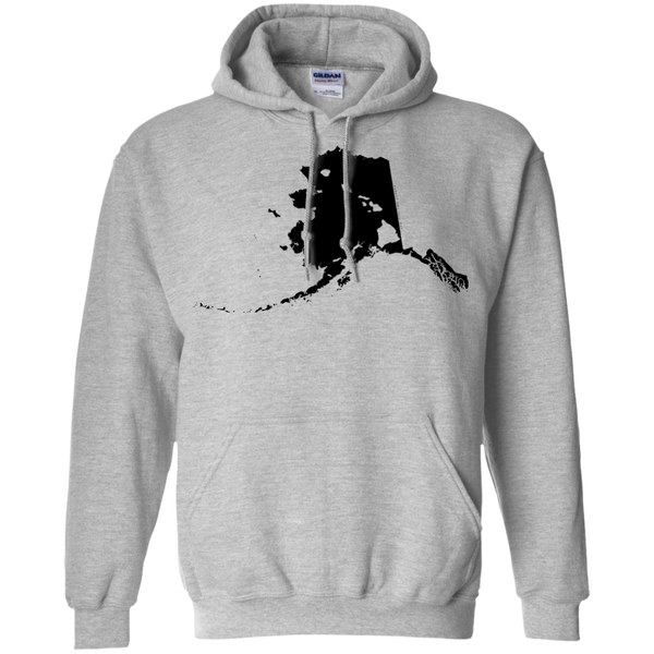 Living in Alaska with Hawaii Roots Pullover Hoodie, Sweatshirts, Hawaii Nei All Day