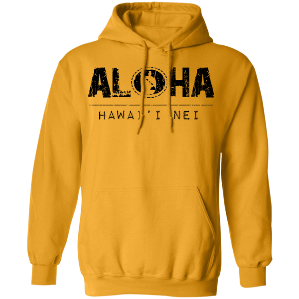 Aloha RS King Kamehameha (black) Pullover Hoodie