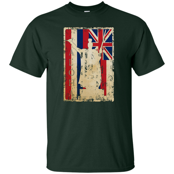 Aloha King Kamehameha Custom Ultra Cotton T-Shirt - Hawaii Nei All Day