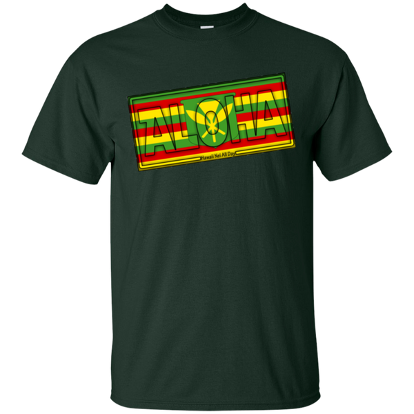 Aloha Hawai'i Kanaka Maoli Ultra Cotton T-Shirt, T-Shirts, Hawaii Nei All Day