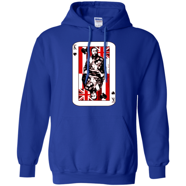 The King of Hawai'i Kalakaua(red ink) Pullover Hoodie, Sweatshirts, Hawaii Nei All Day