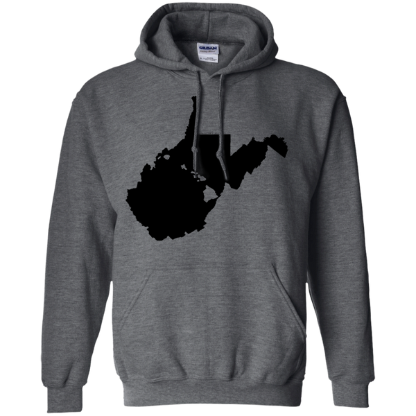 Living in West Virginia with Hawaii Roots Pullover Hoodie 8 oz., Sweatshirts, Hawaii Nei All Day