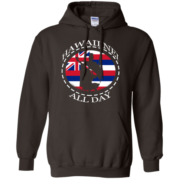 The Rising Sun Hawaii Flag Pullover Hoodie, Sweatshirts, Hawaii Nei All Day