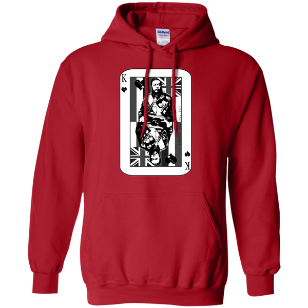 The King of Hawai'i Kalakaua(black ink) Pullover Hoodie, Sweatshirts, Hawaii Nei All Day