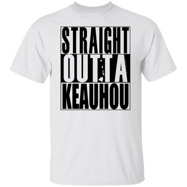 Straight Outta Keauhou (black ink) T-Shirt