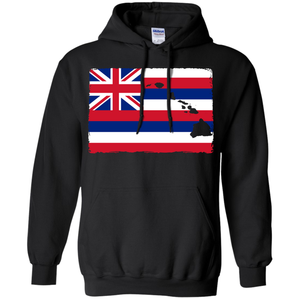Hawai'i Aloha State Flag Pullover Hoodie, Sweatshirts, Hawaii Nei All Day