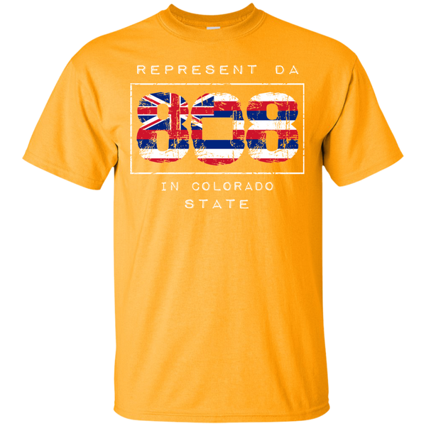 Rep Da 808 In Colorado State Ultra Cotton T-Shirt, T-Shirts, Hawaii Nei All Day