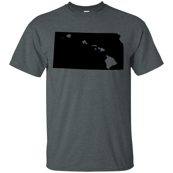 Living in Kansas with Hawaii Roots Ultra Cotton T-Shirt, T-Shirts, Hawaii Nei All Day