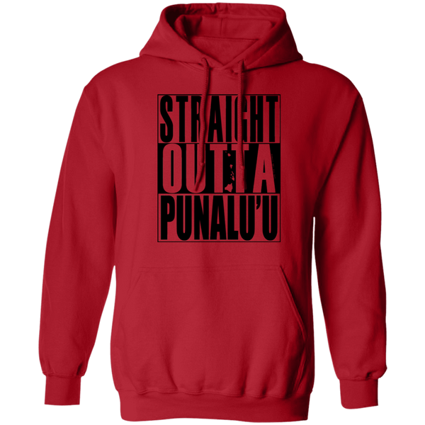 Straight Outta Punalu'u(black ink) Pullover Hoodie