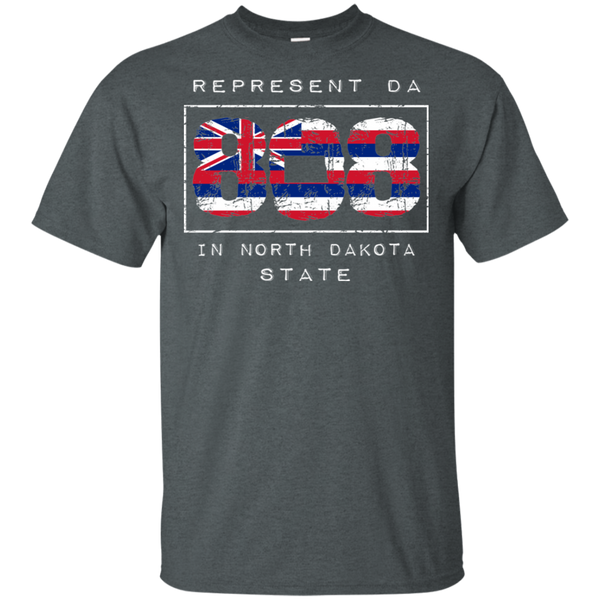 Rep Da 808 In North Dakota State Ultra Cotton T-Shirt, T-Shirts, Hawaii Nei All Day