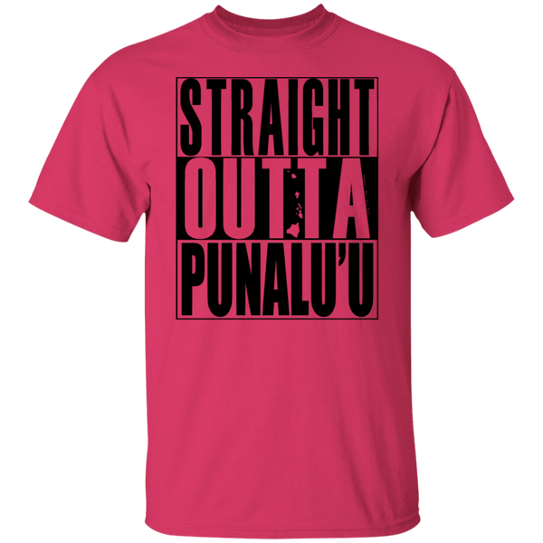 Straight Outta Punalu'u(black ink) T-Shirt