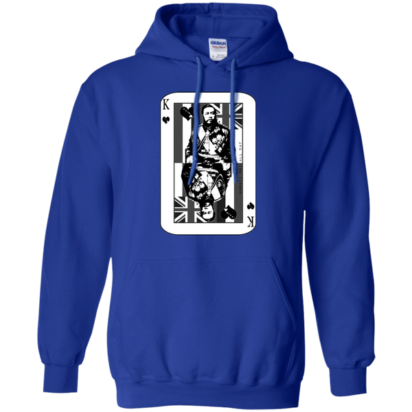 The King of Hawai'i Kalakaua(black ink) Pullover Hoodie, Sweatshirts, Hawaii Nei All Day