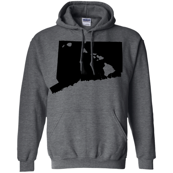 Living in Connecticut with Hawaii Roots Pullover Hoodie, Sweatshirts, Hawaii Nei All Day