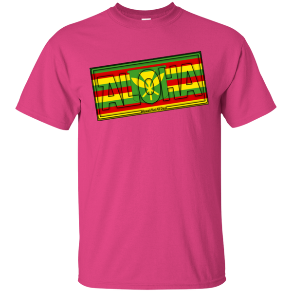 Aloha Hawai'i Kanaka Maoli Ultra Cotton T-Shirt, T-Shirts, Hawaii Nei All Day