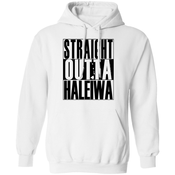 Straight Outta Haleiwa (black ink) Pullover Hoodie