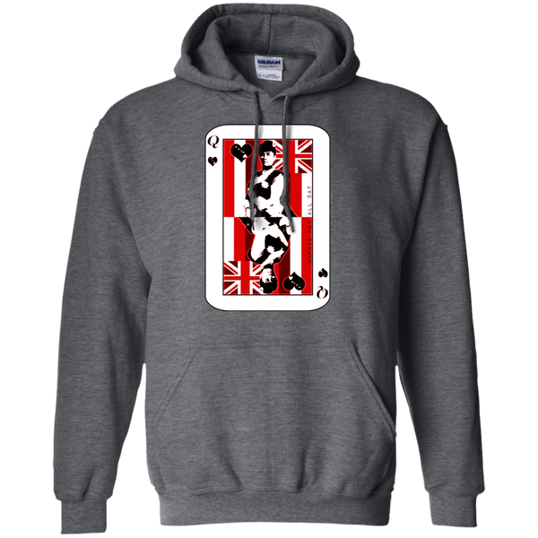 The Queen of Hawai'i Liliuokalani (red ink) Pullover Hoodie, Sweatshirts, Hawaii Nei All Day