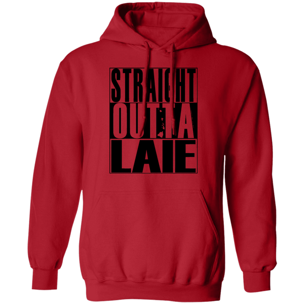 Straight Outta Laie (black ink) Pullover Hoodie