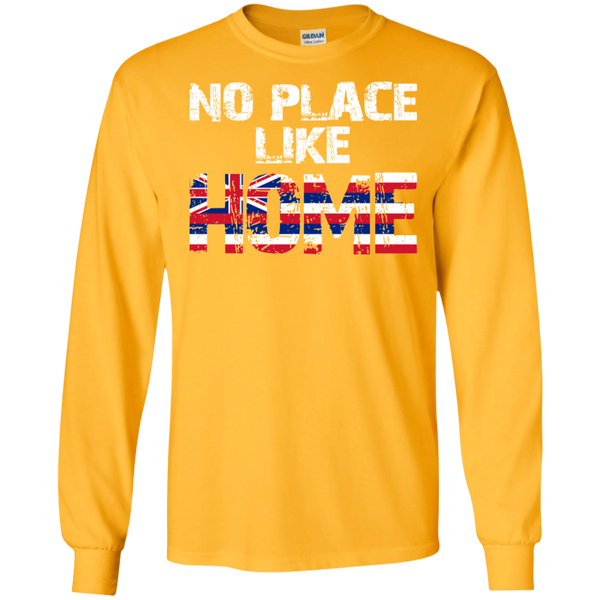 No Place Like HOME Hawai'i LS Ultra Cotton T-Shirt, T-Shirts, Hawaii Nei All Day