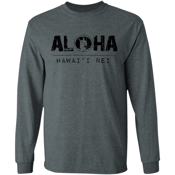 Aloha RS King Kamehameha (black) LS T-Shirt