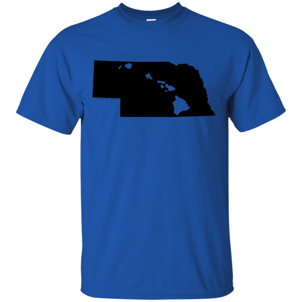 Living in Nebraska with Hawaii Roots Ultra Cotton T-Shirt, T-Shirts, Hawaii Nei All Day