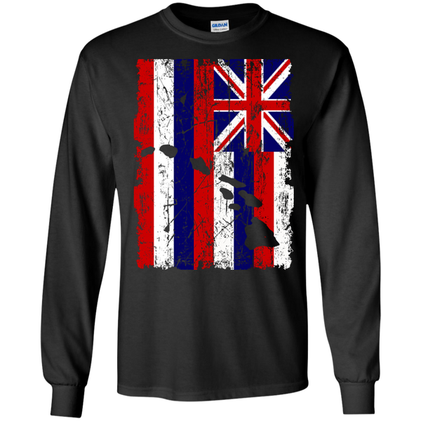 Hawaii - The Aloha State LS Ultra Cotton Tshirt - Hawaii Nei All Day