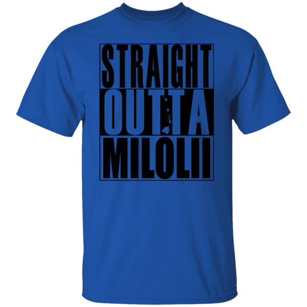 Straight Outta Milolii (black ink) T-Shirt