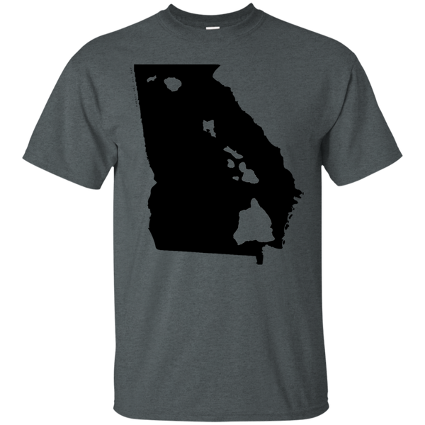 Living in Georgia with Hawaii Roots Ultra Cotton T-Shirt, T-Shirts, Hawaii Nei All Day