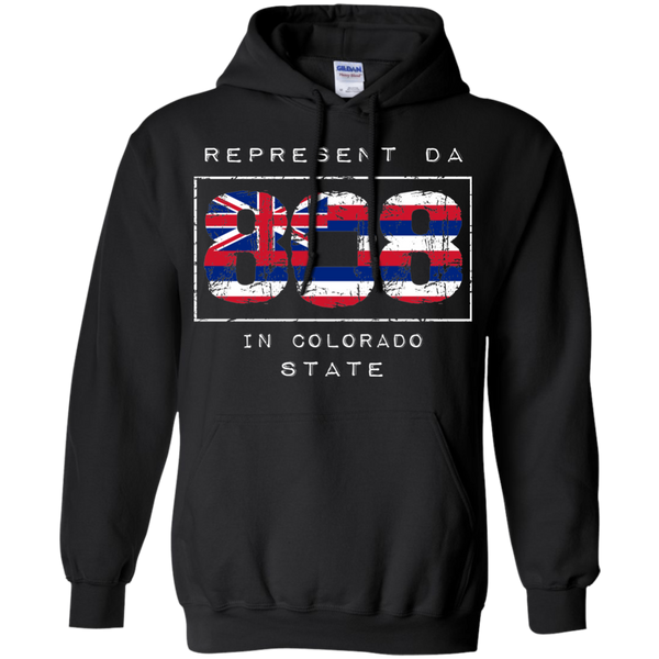 Rep Da 808 In Colorado State Pullover Hoodie, Sweatshirts, Hawaii Nei All Day