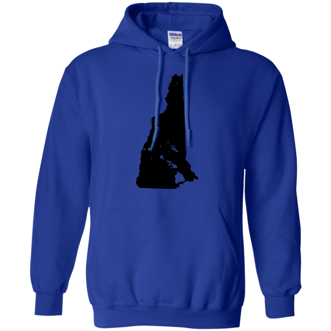 Living in New Hampshire with Hawaii Roots Pullover Hoodie 8 oz., Sweatshirts, Hawaii Nei All Day