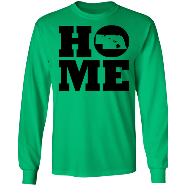 Home Roots Hawai'i and Nebraska LS T-Shirt