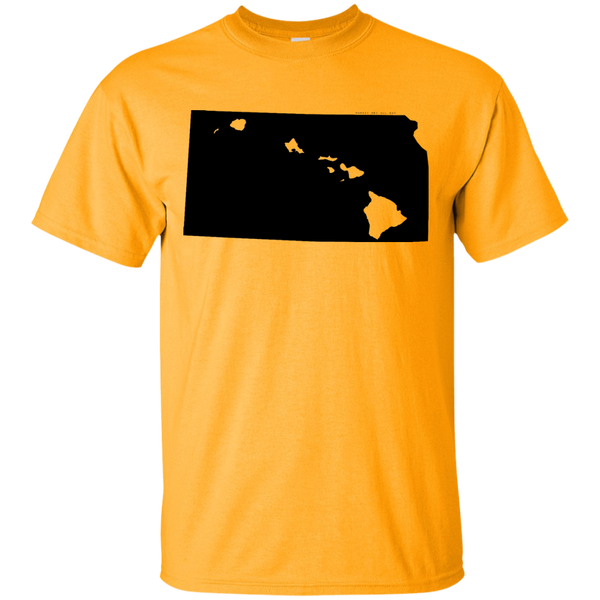 Living in Kansas with Hawaii Roots Ultra Cotton T-Shirt, T-Shirts, Hawaii Nei All Day