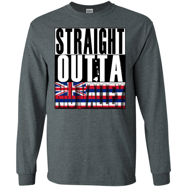 Straight Outta Niu Valley Hawai'i LS Ultra Cotton T-Shirt, T-Shirts, Hawaii Nei All Day