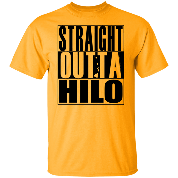 Straight Outta Hilo(black ink) T-Shirt
