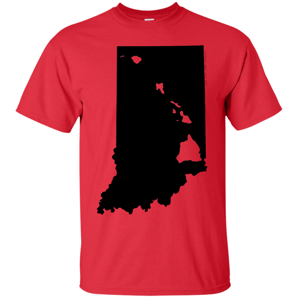 Living in Indiana with Hawaii Roots Ultra Cotton T-Shirt, T-Shirts, Hawaii Nei All Day