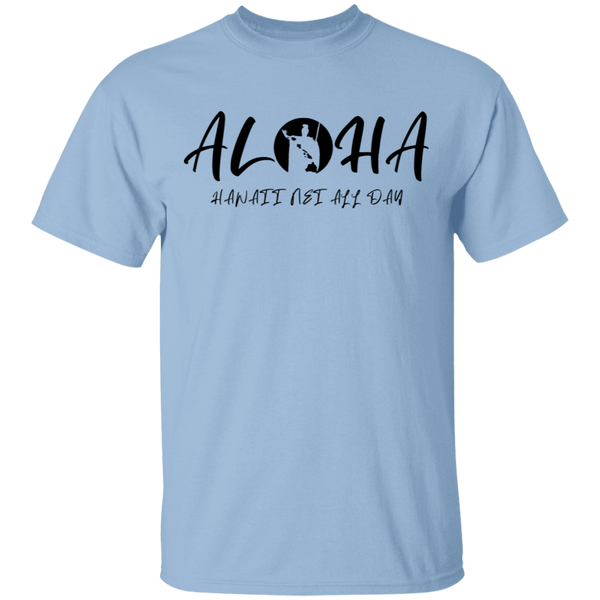 Aloha - Hawaii Nei All Day(RS BLK) T-Shirt