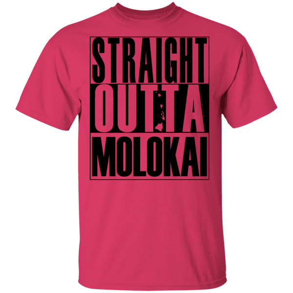 Straight Outta Molokai(black ink) T-Shirt