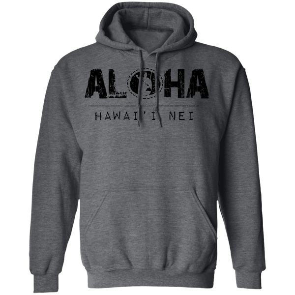 Aloha RS King Kamehameha (black) Pullover Hoodie
