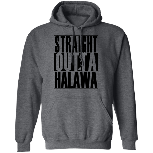 Straight Outta Halawa (black ink) Pullover Hoodie