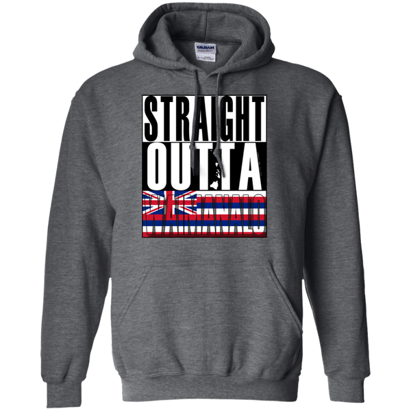 Straight Outta Waimanalo Hawai'i Pullover Hoodie, Sweatshirts, Hawaii Nei All Day