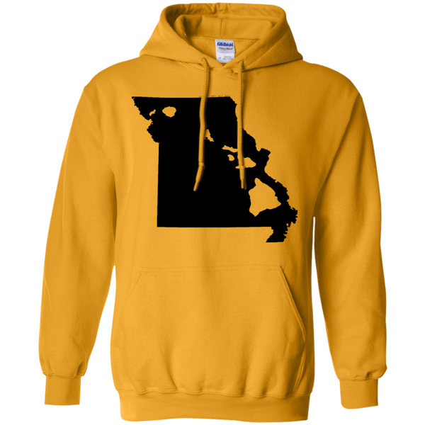 Living in Missouri with Hawaii Roots Pullover Hoodie 8 oz., Sweatshirts, Hawaii Nei All Day