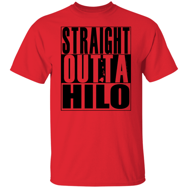 Straight Outta Hilo(black ink) T-Shirt