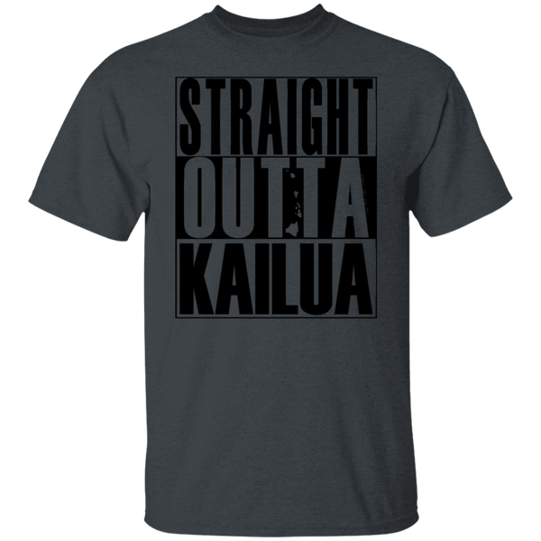 Straight Outta Kailua (black ink) T-Shirt